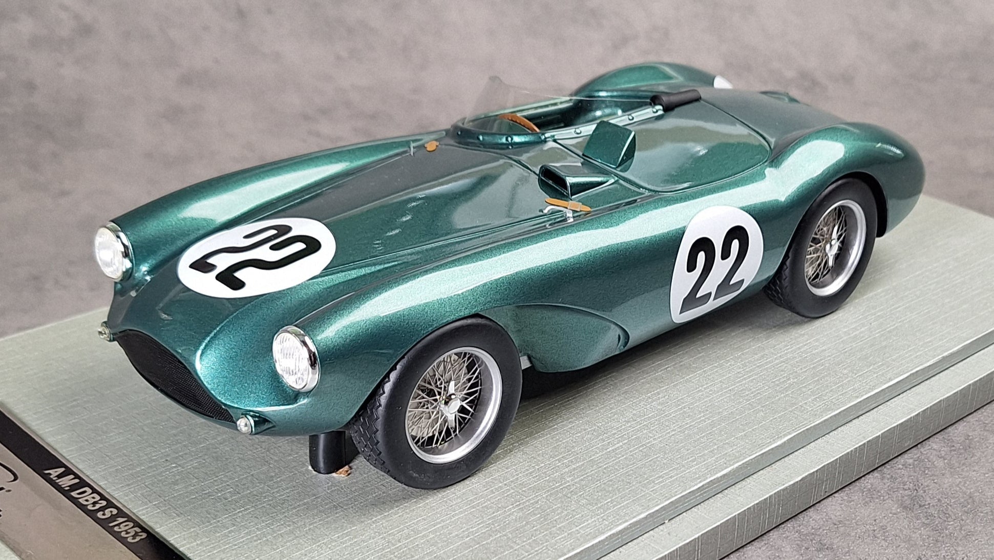Aston Martin DB3S Winner GP Spa 1955 #22, Tecnomodel TM18-28B, 1:18