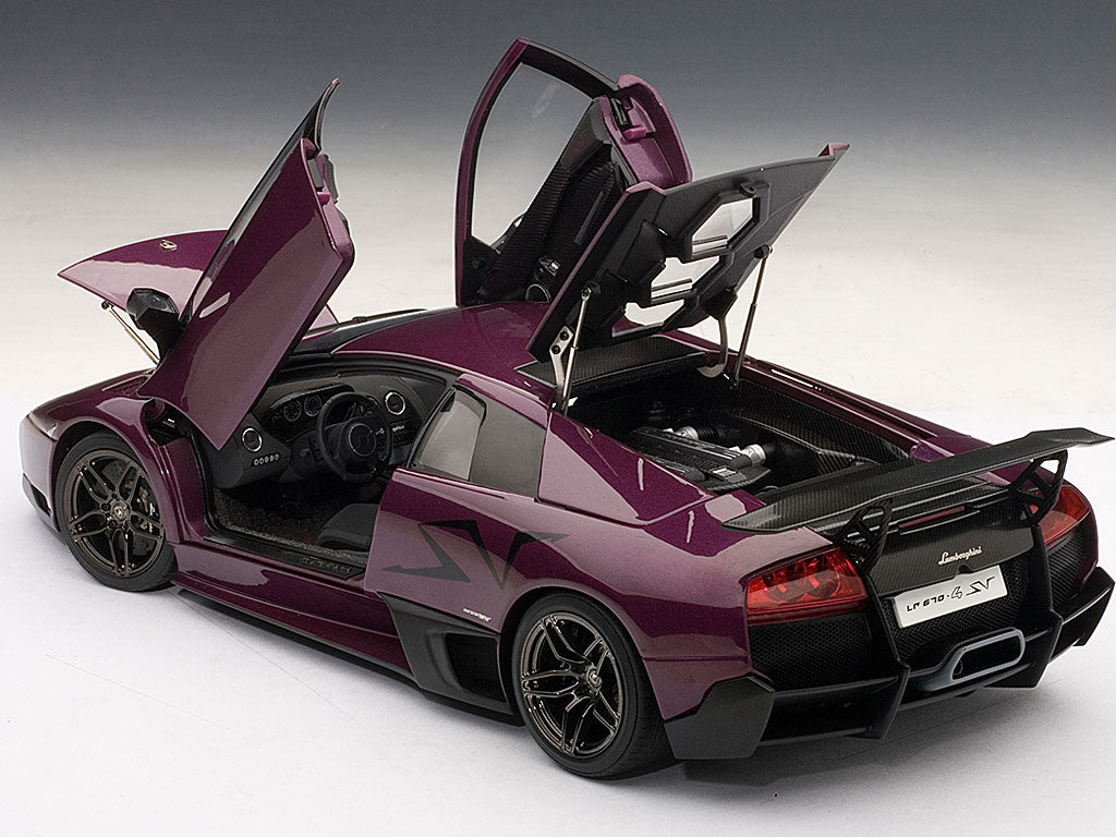 Lamborghini Murcielago LP670-4 SV viola-ophelia, Autoart 74628, 1:18