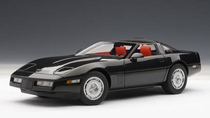 Corvette C4 1986 black, Autoart 71242, 1:18