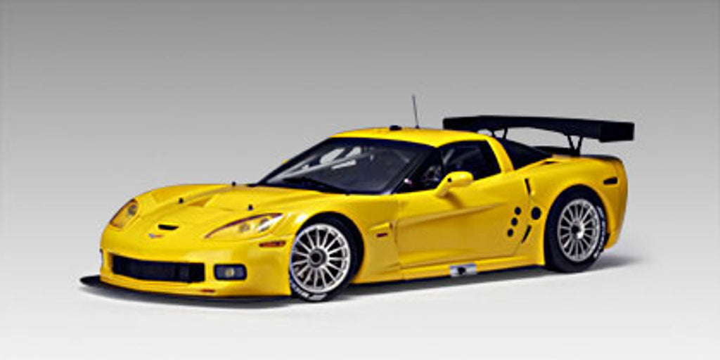 Corvette C6R Plain Body gelb, Autoart 80551, 1:18