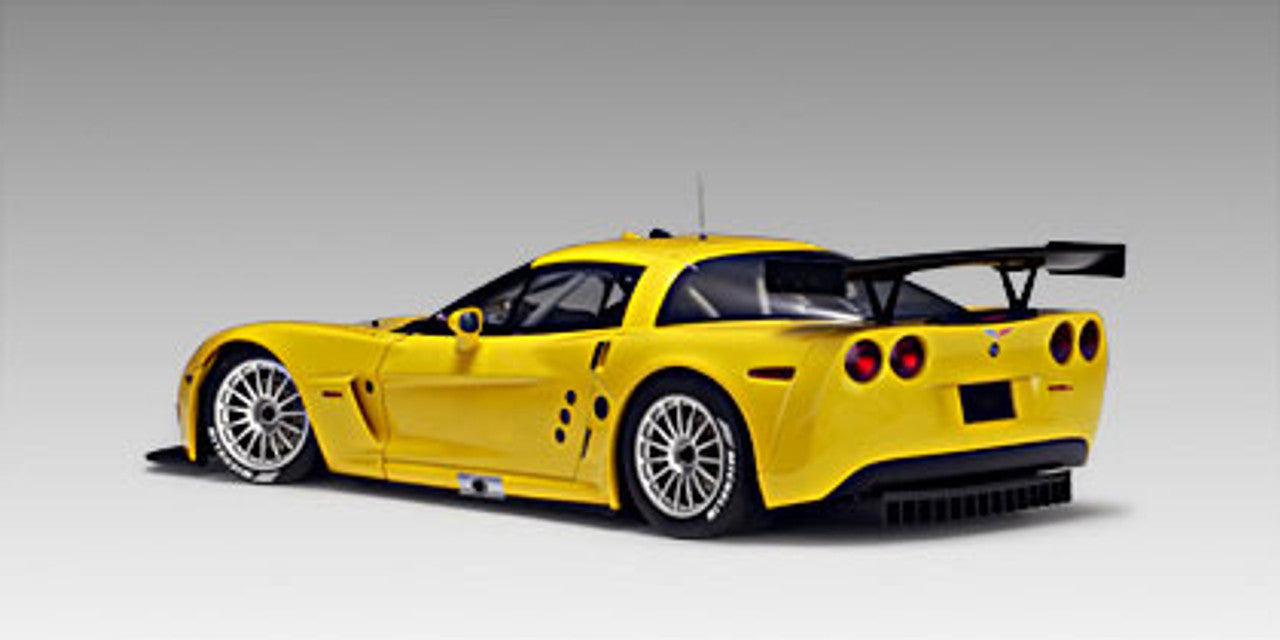 Corvette C6R Plain Body gelb, Autoart 80551, 1:18