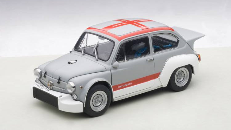 Fiat Abarth 1000 TCR grau-weiss-rot, Autoart 72641, 1:18