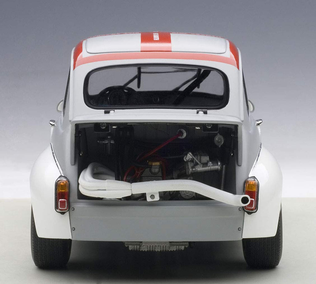 Fiat Abarth 1000 TCR grau-weiss-rot, Autoart 72641, 1:18