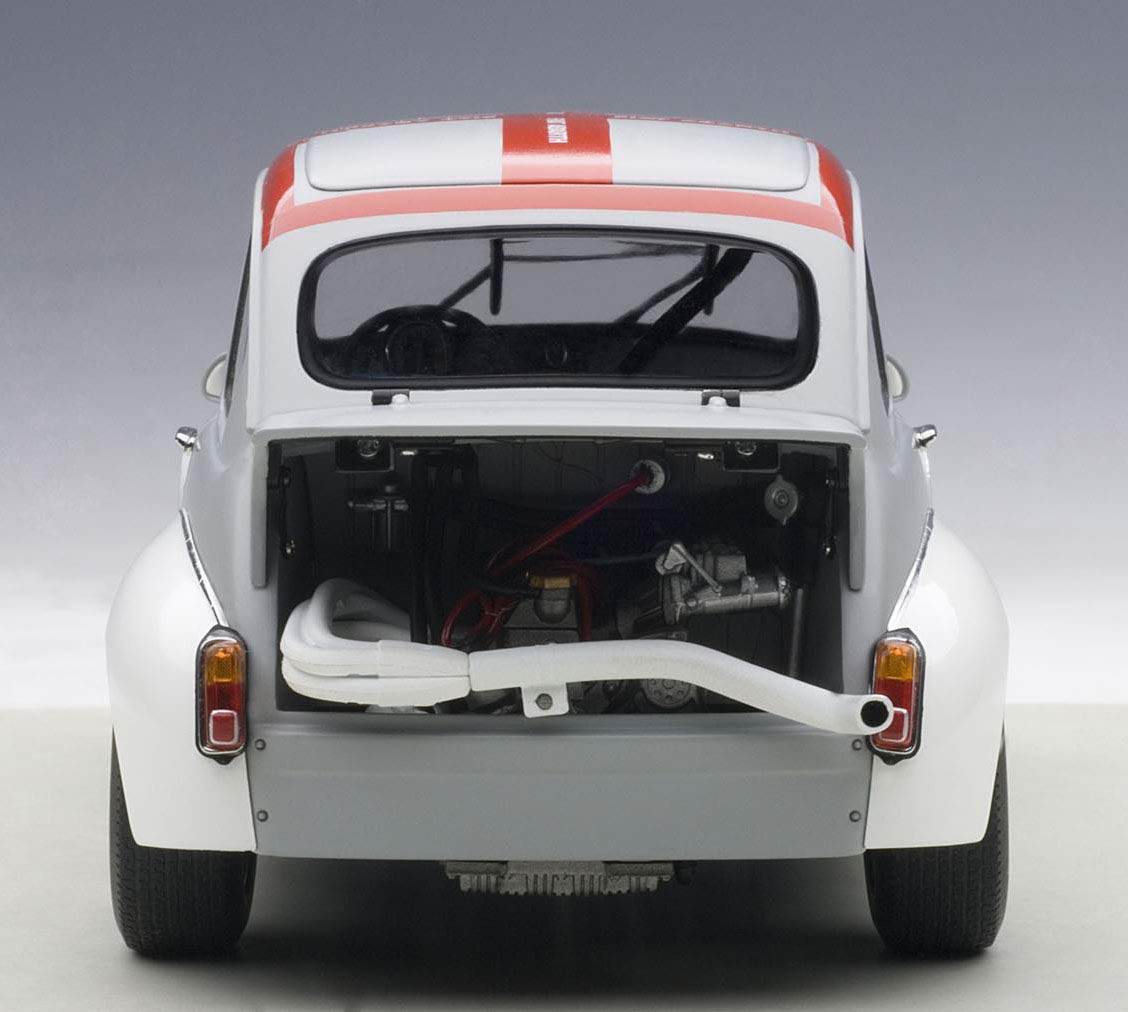 Fiat Abarth 1000 TCR grau-weiss-rot, Autoart 72641, 1:18