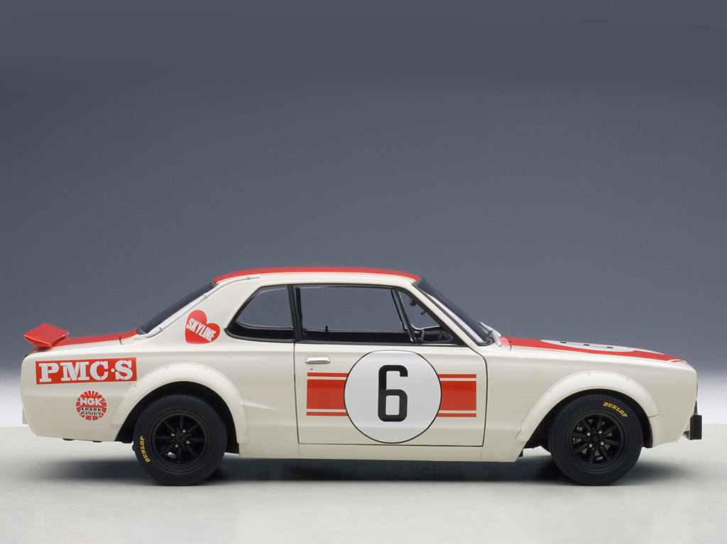 Nissan Skyline GTR (KPGC10) Race #6, Autoart 87176, 1:18