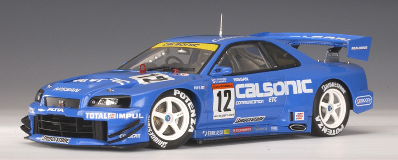 Nissan Skyline JGTC 2002 Calsonic #12, Autoart 80276, 1:18
