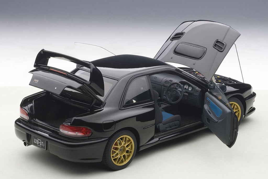 Subaru Impreza 22B black, Autoart 78604, 1:18