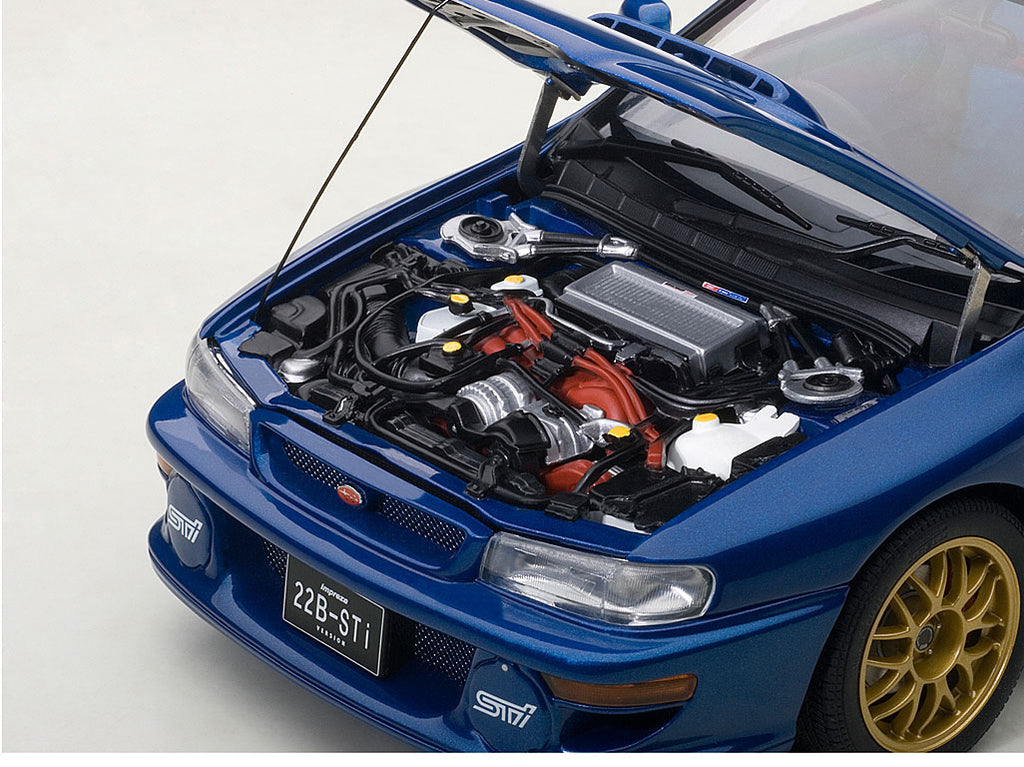 Subaru Impreza 22B blau metallic, Autoart 78602, 1:18
