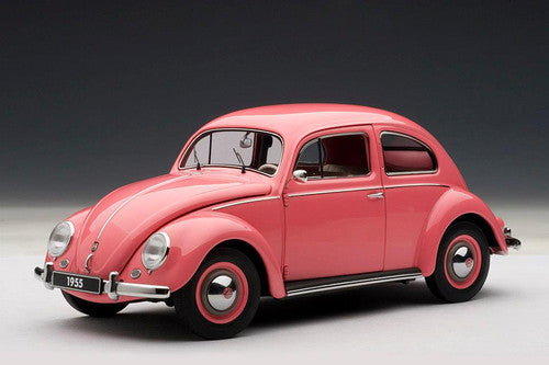 VW Käfer 1200 Limousine 1955 pink, Autoart 79775, limited 1000x, 1:18