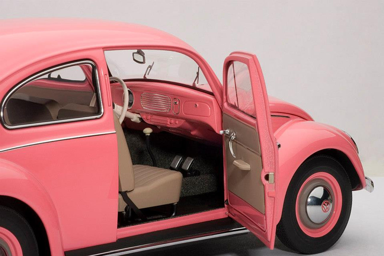 VW Käfer 1200 Limousine 1955 pink, Autoart 79775, limited 1000x, 1:18
